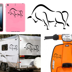 Toro español v6 pegatina de vinilo