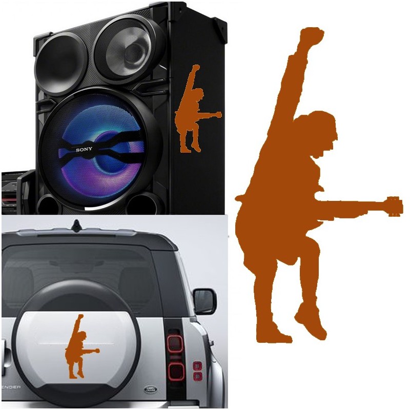 Angus Young, pegatina de vinilo versión v2