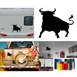 Toro español v4 XS. Pegatina de vinilo