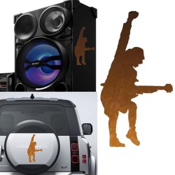 Angus Young, pegatina de vinilo versión v2