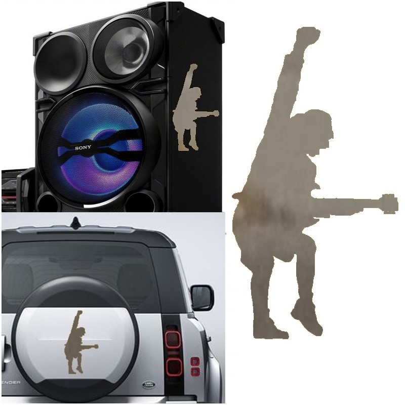 Angus Young, pegatina de vinilo versión v2