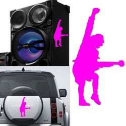 Angus Young, pegatina de vinilo versión v2
