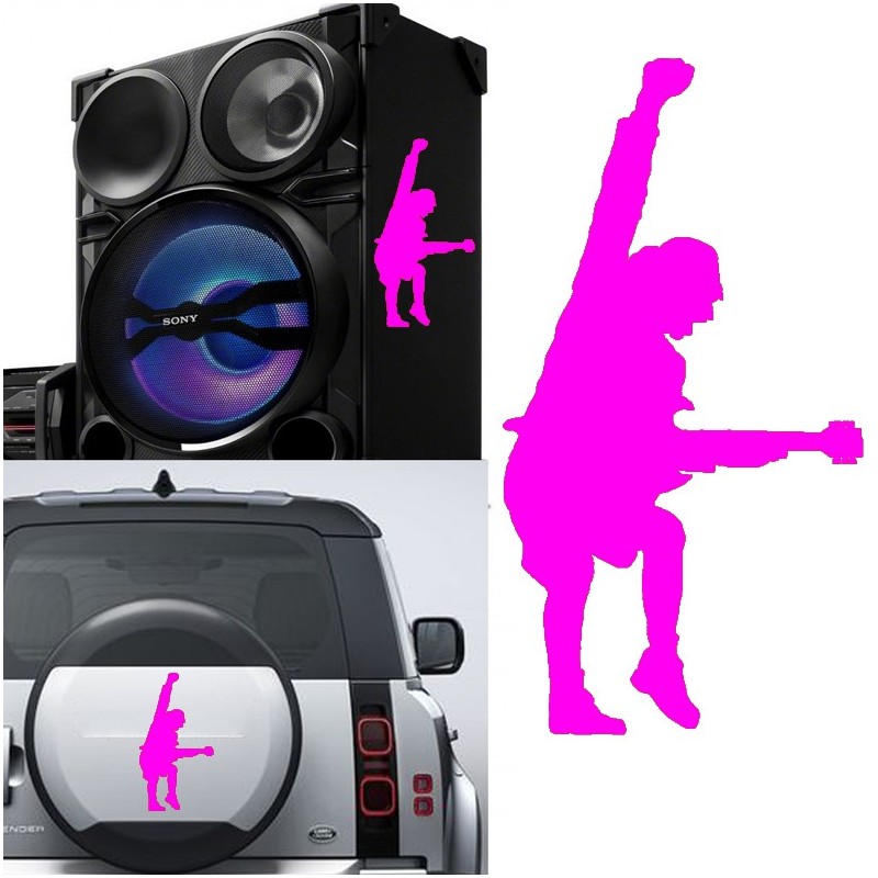 Angus Young, pegatina de vinilo versión v2
