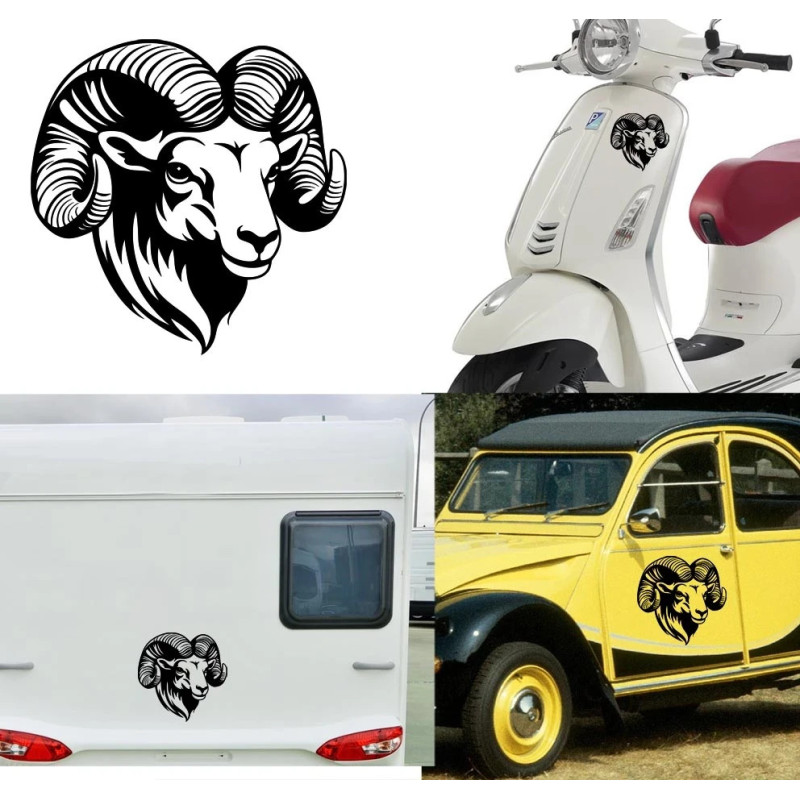 Cabra Montesa versión v3 Pegatina de vinilo