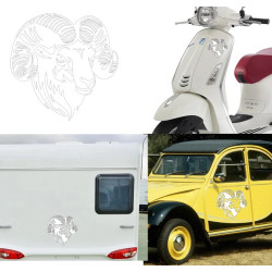 Cabra Montesa versión v3 Pegatina de vinilo