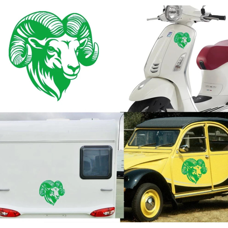 Cabra Montesa versión v3 Pegatina de vinilo