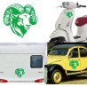 Cabra Montesa versión v3 Pegatina de vinilo