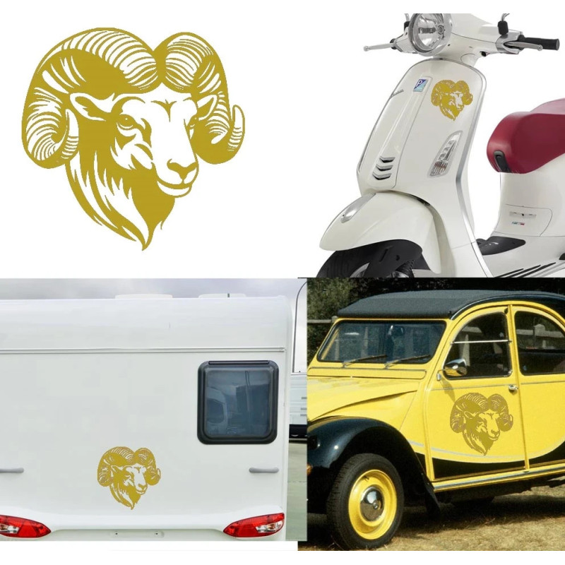Cabra Montesa versión v3 Pegatina de vinilo