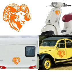 Cabra Montesa versión v3 Pegatina de vinilo