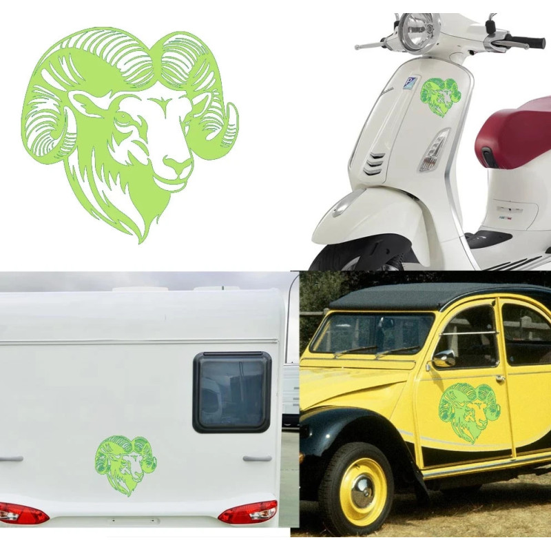 Cabra Montesa versión v3 Pegatina de vinilo