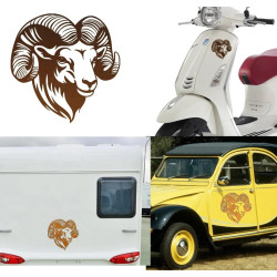 Cabra Montesa versión v3 Pegatina de vinilo