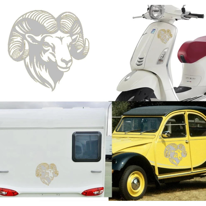 Cabra Montesa versión v3 Pegatina de vinilo