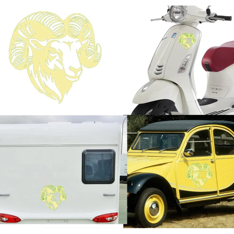 Cabra Montesa versión v3 XL Pegatina de vinilo