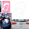 Pegatina Elvis Presley version v4,