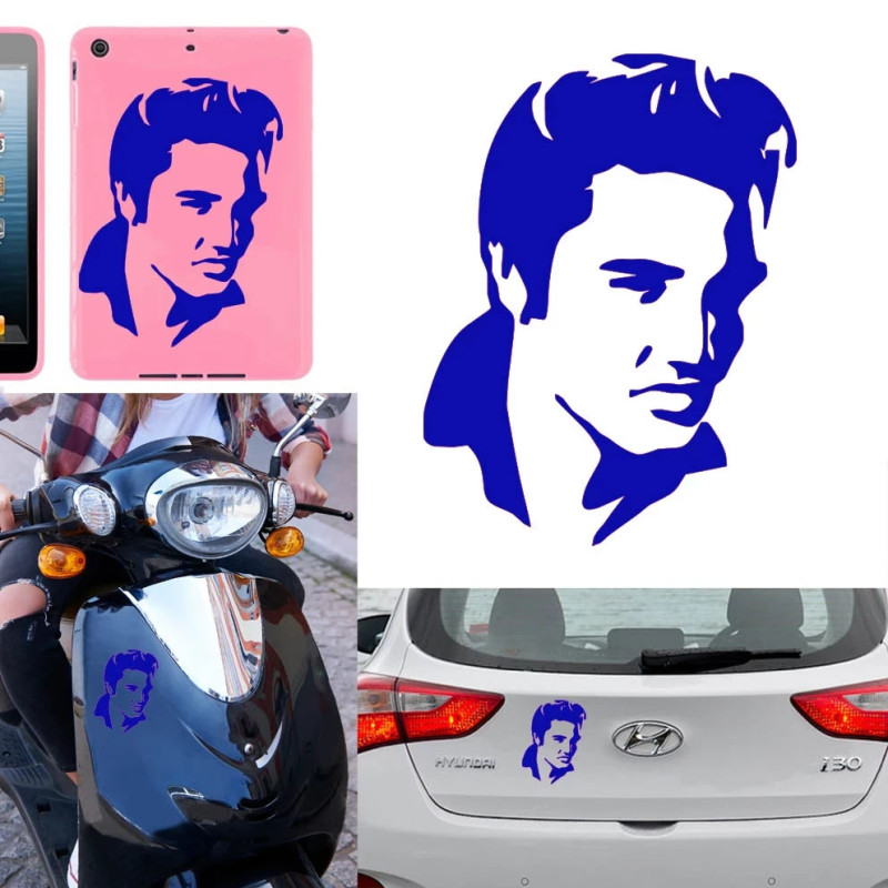 Pegatina Elvis Presley version v4,