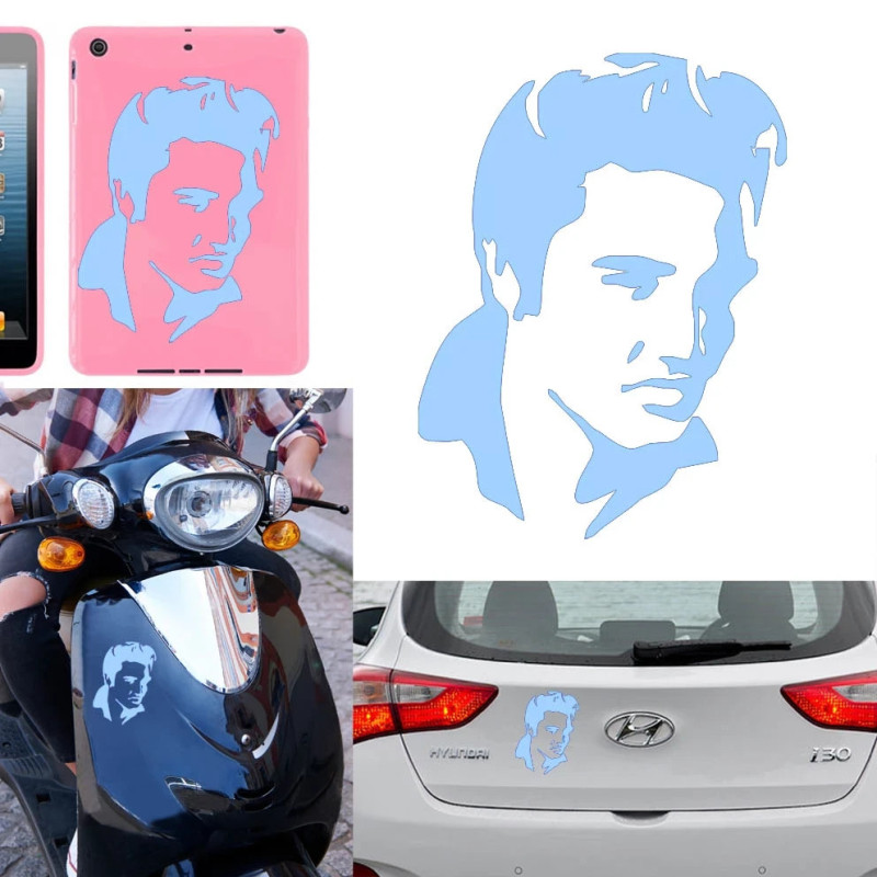 Pegatina Elvis Presley version v4,