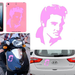 Pegatina Elvis Presley version v4,