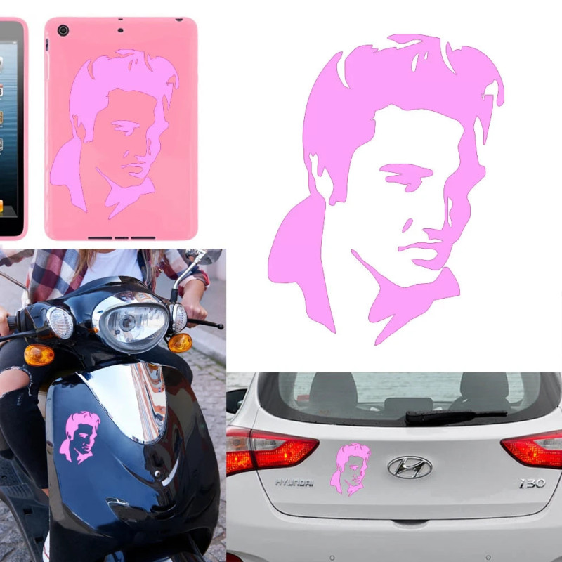 Pegatina Elvis Presley version v4,
