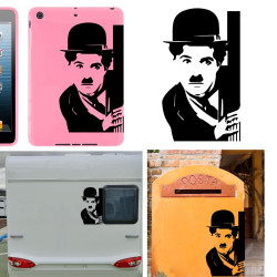 Charlot, pegatina de vinilo chaplin versión v2
