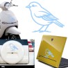 Gorrión, versión v2, pegatina de vinilo