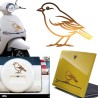 Gorrión, versión v2, pegatina de vinilo