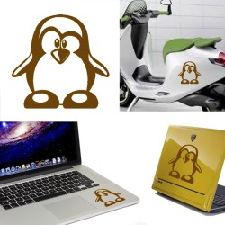 Linux, versión monocolor, pegatina de vinilo