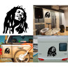 Bob Marley, pegatina de vinilo versión V2