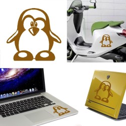 Linux, versión monocolor, pegatina de vinilo
