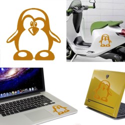 Linux, versión monocolor, pegatina de vinilo