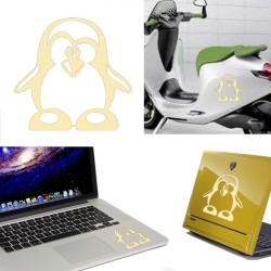 Linux, versión monocolor, pegatina de vinilo