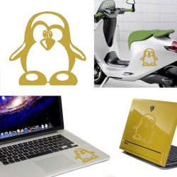 Linux, versión monocolor, pegatina de vinilo