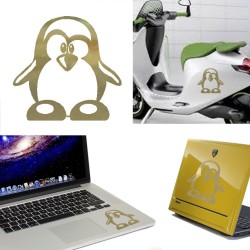 Linux, versión monocolor, pegatina de vinilo