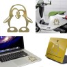 Linux, versión monocolor, pegatina de vinilo