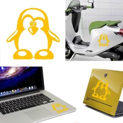 Linux, versión monocolor, pegatina de vinilo