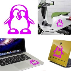 Linux, versión monocolor, pegatina de vinilo