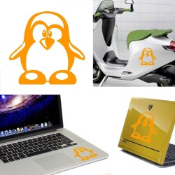 Linux, versión monocolor, pegatina de vinilo
