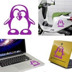 Linux, versión monocolor, pegatina de vinilo
