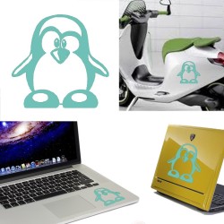 Linux, versión monocolor, pegatina de vinilo