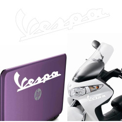 Vespa texto, pegatina de vinilo