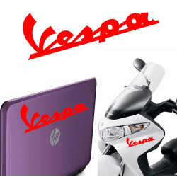 Vespa texto, pegatina de vinilo
