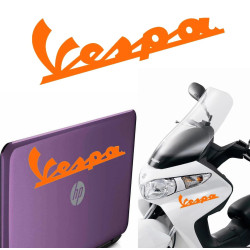 Vespa texto, pegatina de vinilo