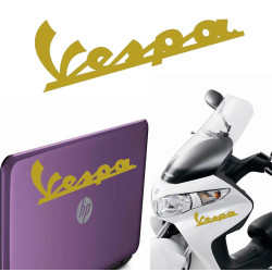 Vespa texto, pegatina de vinilo