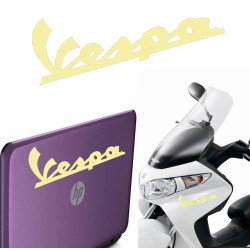 Vespa texto, pegatina de vinilo