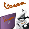 Vespa texto, pegatina de vinilo