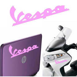 Vespa texto, pegatina de vinilo
