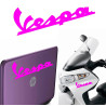 Vespa texto, pegatina de vinilo