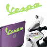 Vespa texto, pegatina de vinilo