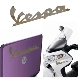 Vespa texto, pegatina de vinilo