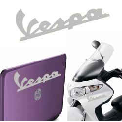 Vespa texto, pegatina de vinilo