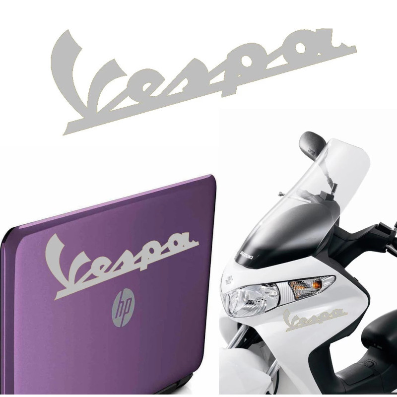 Vespa texto, pegatina de vinilo